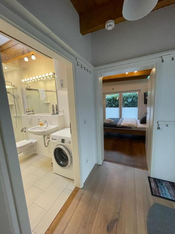 Ferienwohnung im Stadtzentrum von Bernau - Komfortable Wohnung mit 2 Zimmern, Bad, Spülmaschine, Waschmaschine, komplette Küche, WLAN, Terrasse, ruhige Lage Bernau bei Berlin Exterior foto